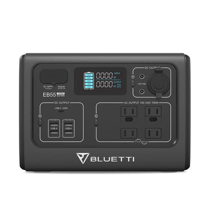 BLUETTI| EB55| 700W 537Wh USP Mode Portable Power Station